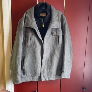 Michael Kors Gray Military Jacket